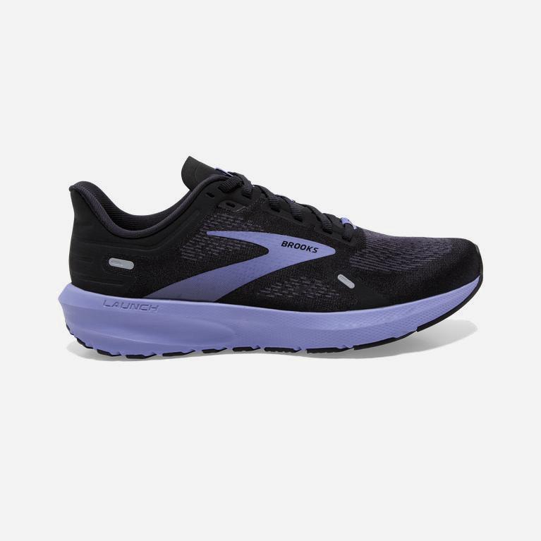 Brooks Launch 9 Australia - Women's Lightweight Cushioned Walking Shoes - Black/Ebony/grey Charcoal/